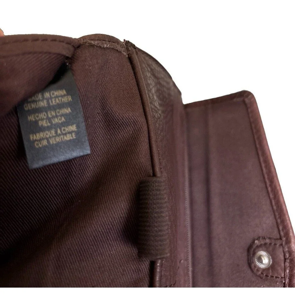 Fossil Leather Crossbody Wallet Bag
